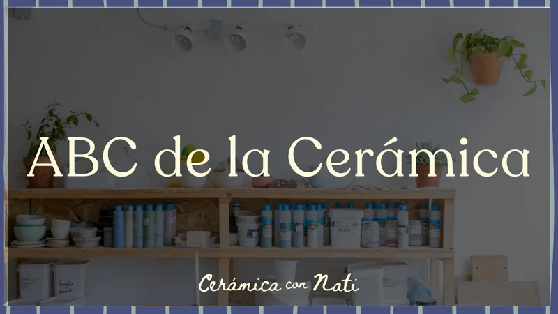 Portada del curso ABC de la Cerámica: manos modelando una pieza de barro